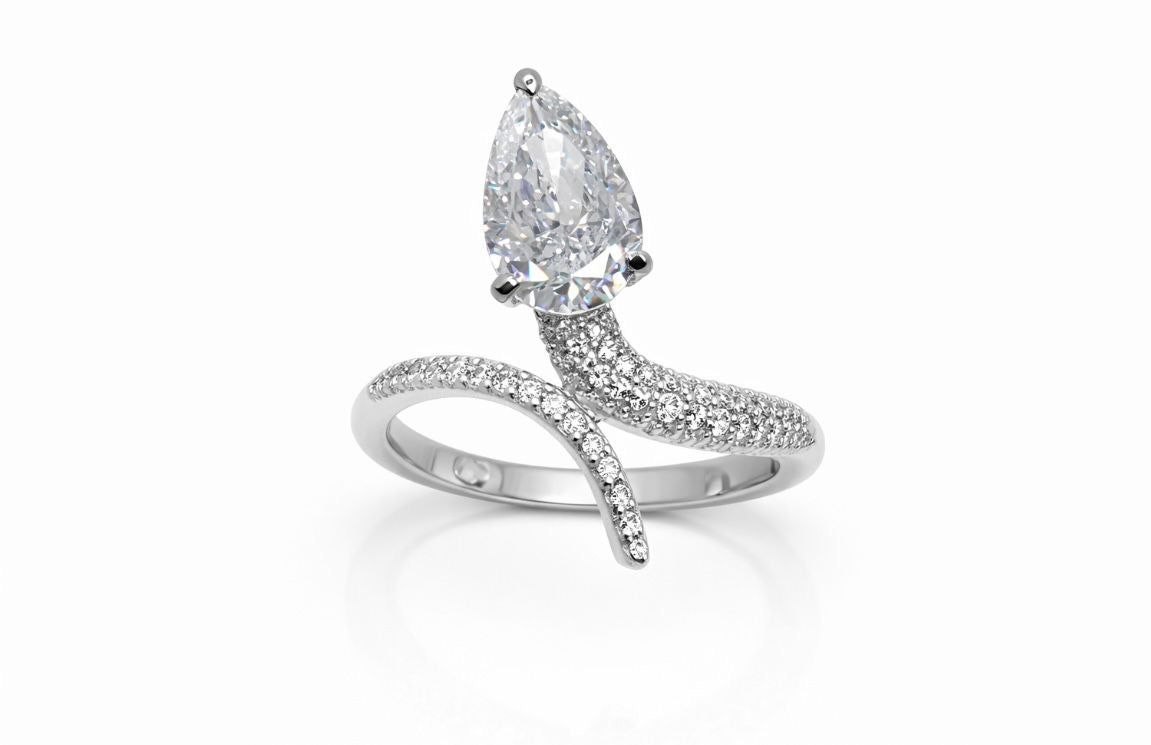 Bague Iris solitaire