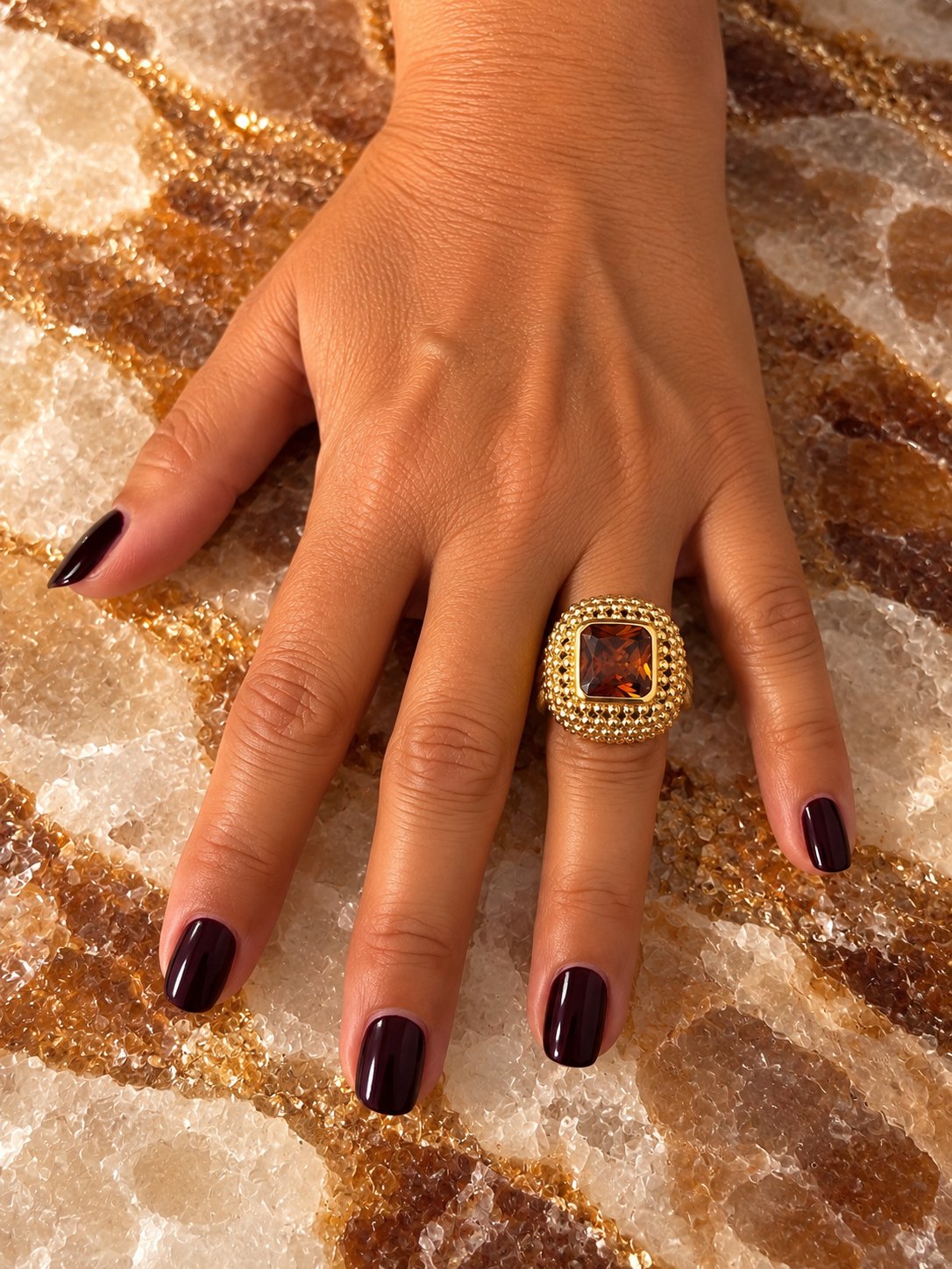 BAGUE ELSATI MARRON