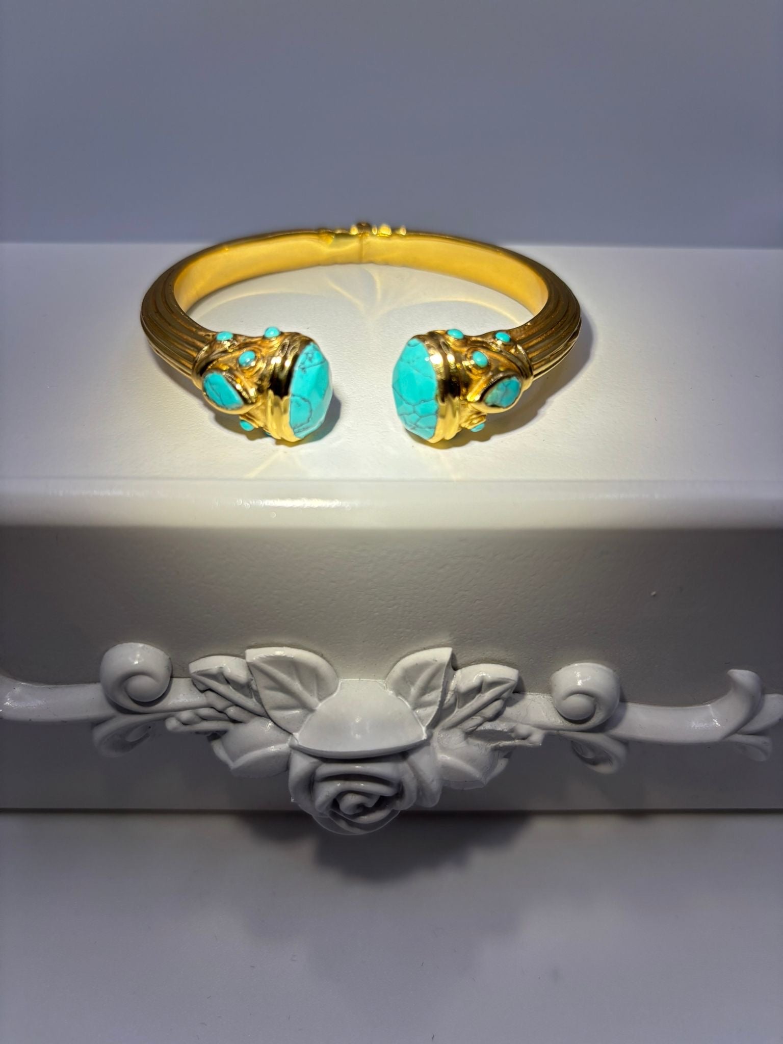 Bracelet Zinnia pierres naturelles Turquoise