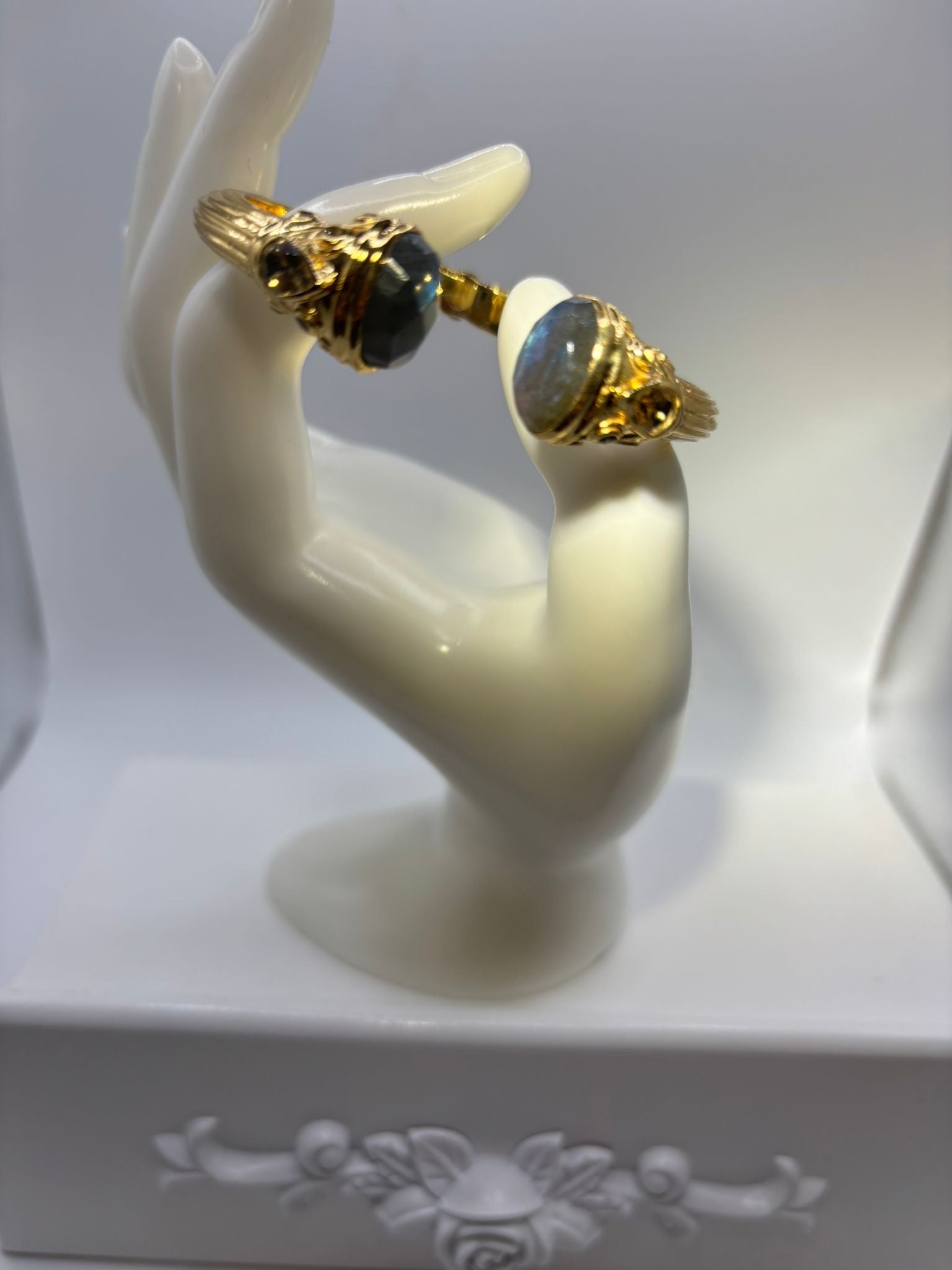 Bracelet Zinnia pierres naturelles Labradorite