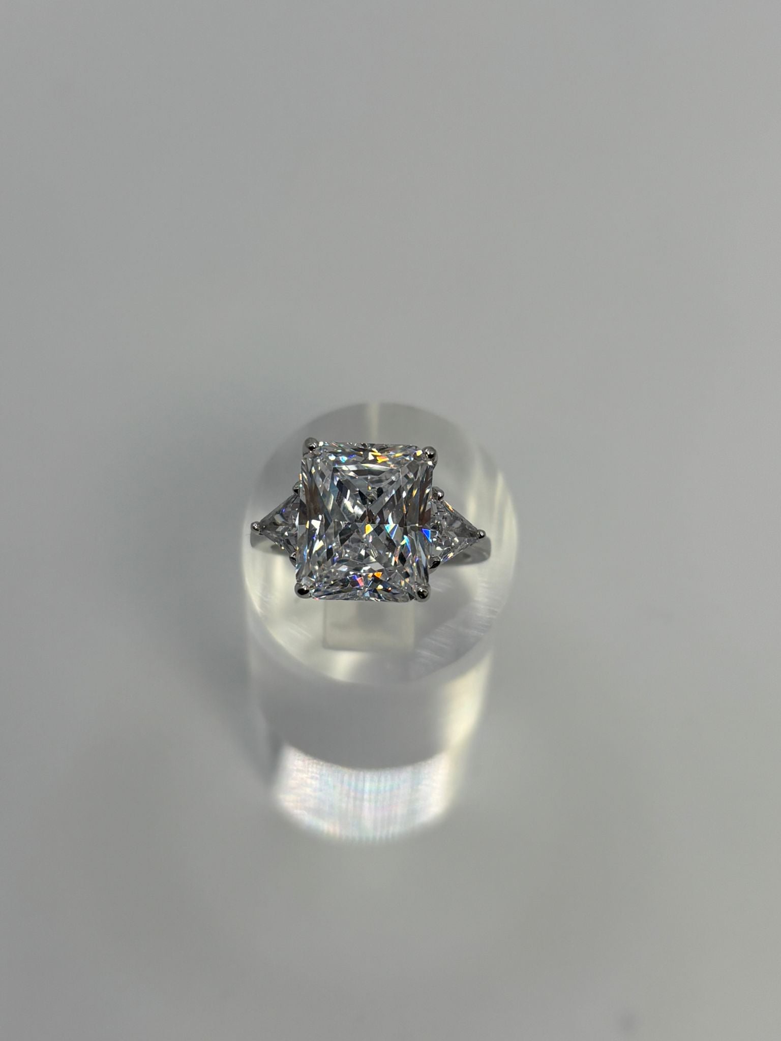 Bague Alysse Solitaire blanche