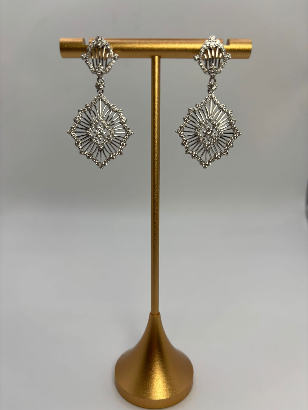 Boucles d'oreilles Glycine dentelles