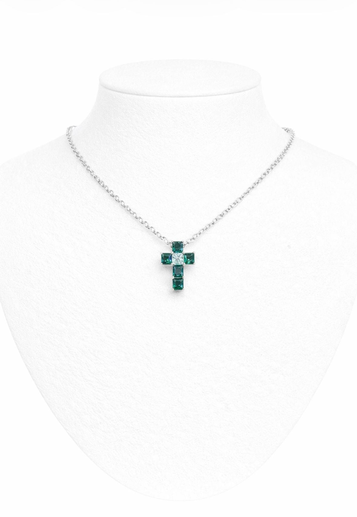 DAHLIA CROSS NECKLACE