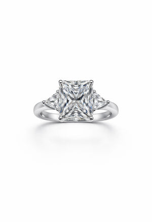 BAGUE ALYSSE SOLITAIRE BLANCHE