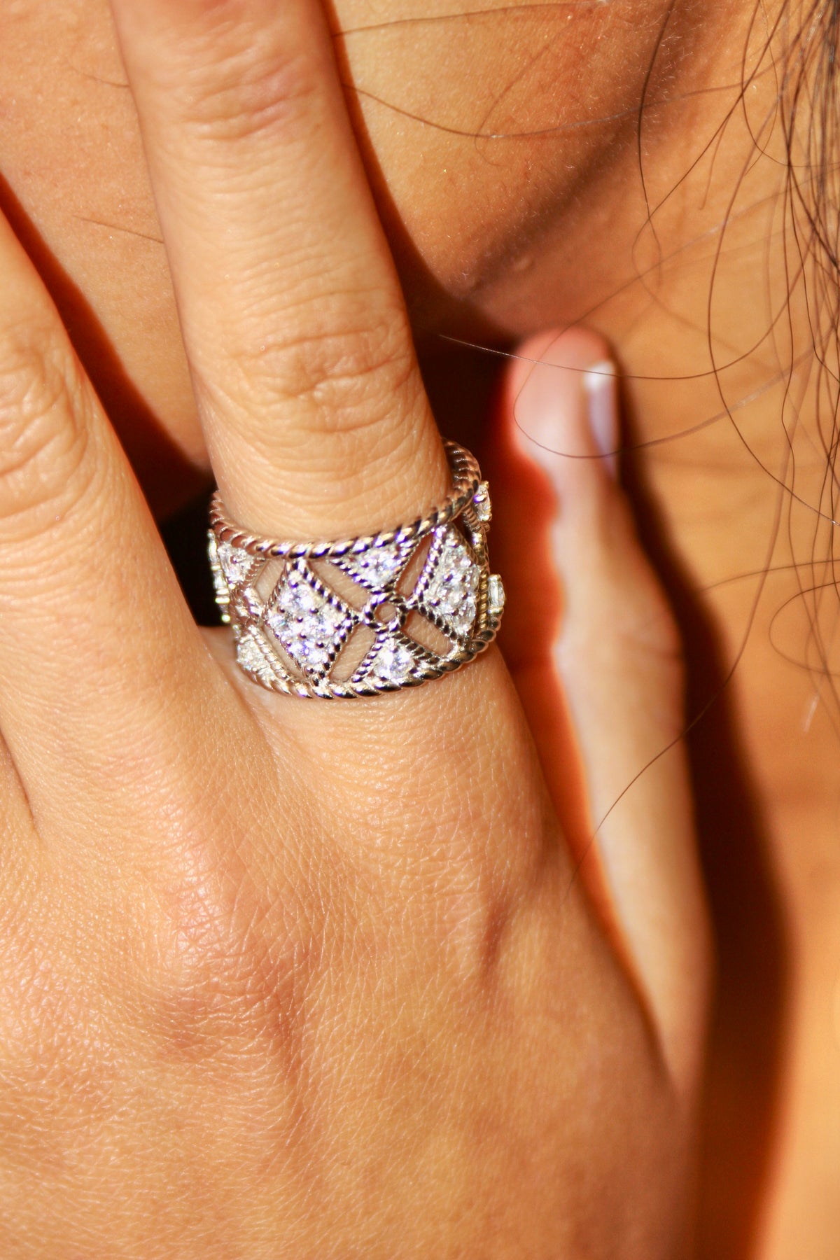 EGLANTINE LOZENGES RING