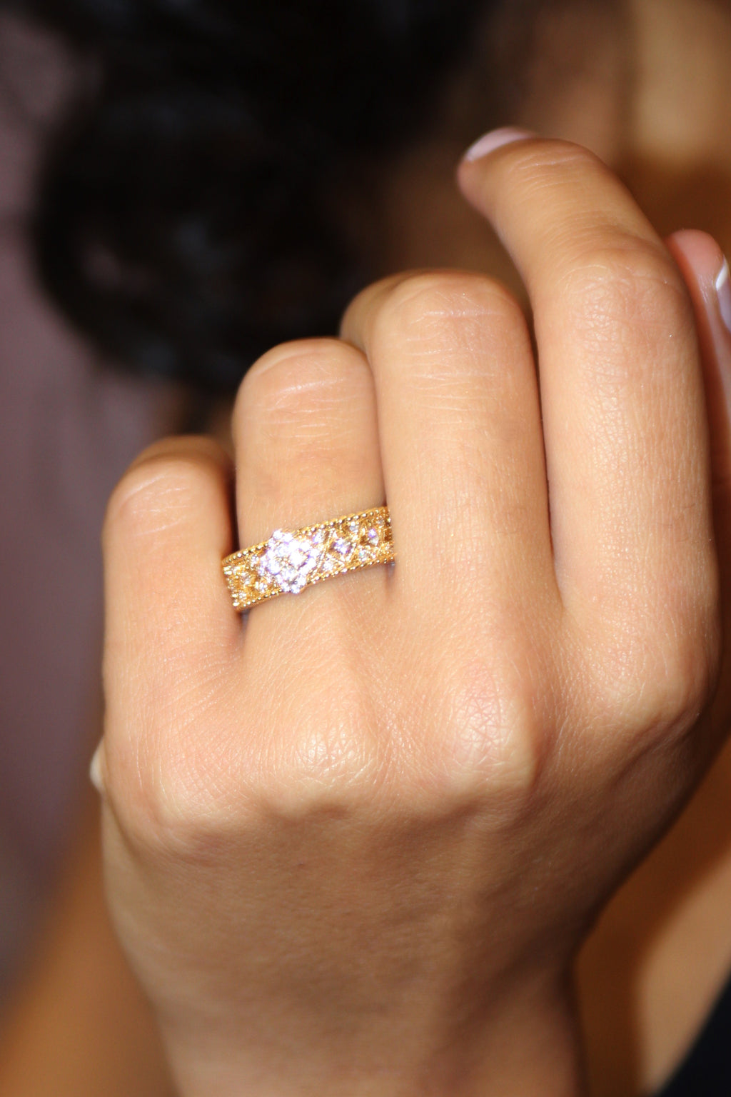 Bague Capucine dentelles